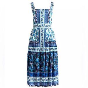 Shoshanna Almma midi dress in blue size 2